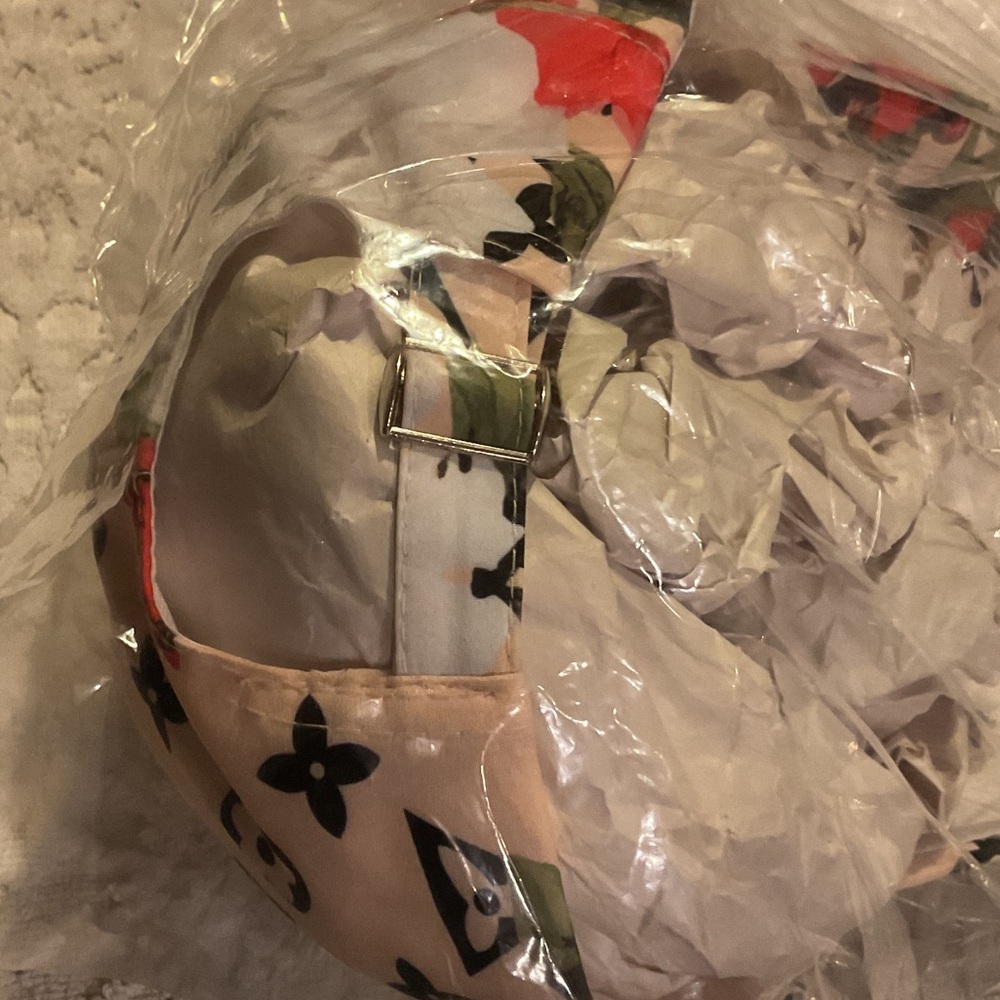 Louis Vuitton Floral Monogram(inspired) Cap - Picture 4 of 5